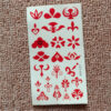 Eyebrow stickers