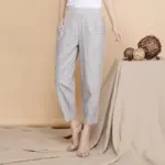 19654138152298.webp Women's linen pants cropped pants
