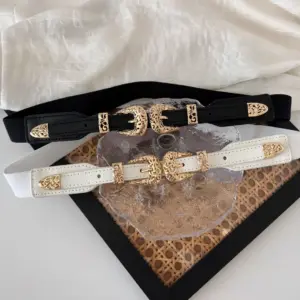 Sculpting Slim Waist Cincher Belt for Women, Black Elastic