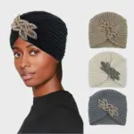 Warm Breathable Knitted Caps for Women, 12 Color Options