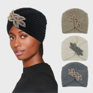 Warm Breathable Knitted Caps for Women, 12 Color Options