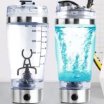 Rechargeable USB Electric Protein Shaker Bottle, 450/600 ml