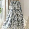 Floral Print High-Waisted A-Line Skirt for Women Floral Print High-Waisted A-Line Skirt for Women