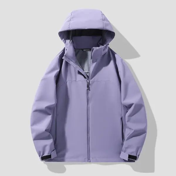 Outdoor Couple's Hardshell Jacket Single-Layer Hiking Coat Outdoor Couple's Hardshell Jacket Single-Layer Hiking Coat
