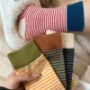 Ruffled Polka Dot Mid-Calf Socks for Women, Ballet Style
