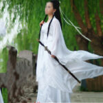 Elegant Tang Dynasty Costume Dress for Women - Slim Fit