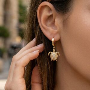 Women's Stainless Steel Ultra-Shimmering Zircon Earrings