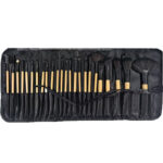 1da52436-3446-4511-bcf8-5975160b74b9.jpg 24-Piece Makeup Brush Set with Horse Hair Bristles & Bag