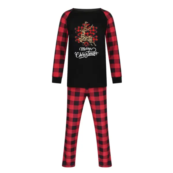 Christmas Parent-child Homewear Clothes Pajamas Suit M2