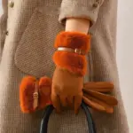 Warm Winter Fleece Lined Driving Gloves with Windproof Fit