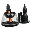 Electric Makeup Brush Cleaner Machine with 3 Unbreakable Cans