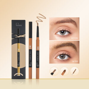 Waterproof Double-Ended Eyebrow Pencil with Triangle Tips