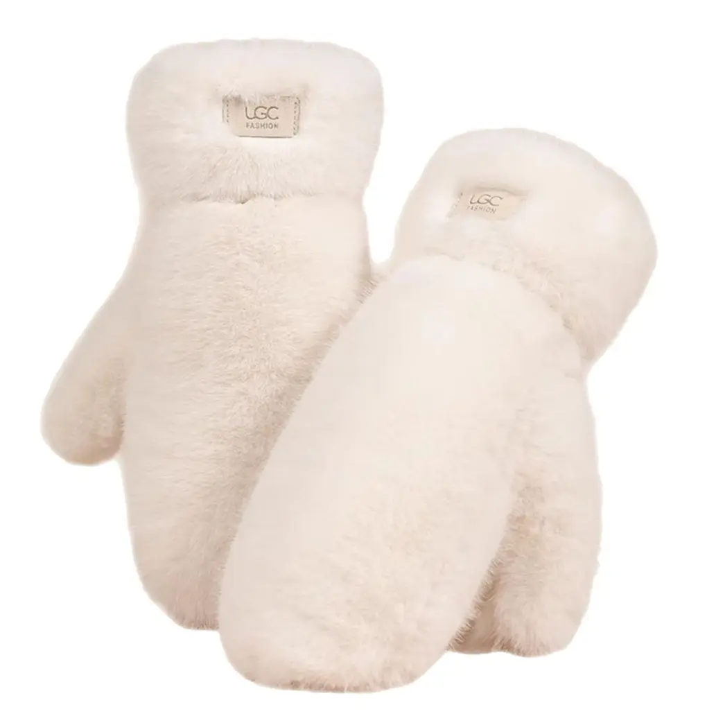 Plush Winter Warmth Fleece-lined Thickened Outdoor Cold-proof Windproof