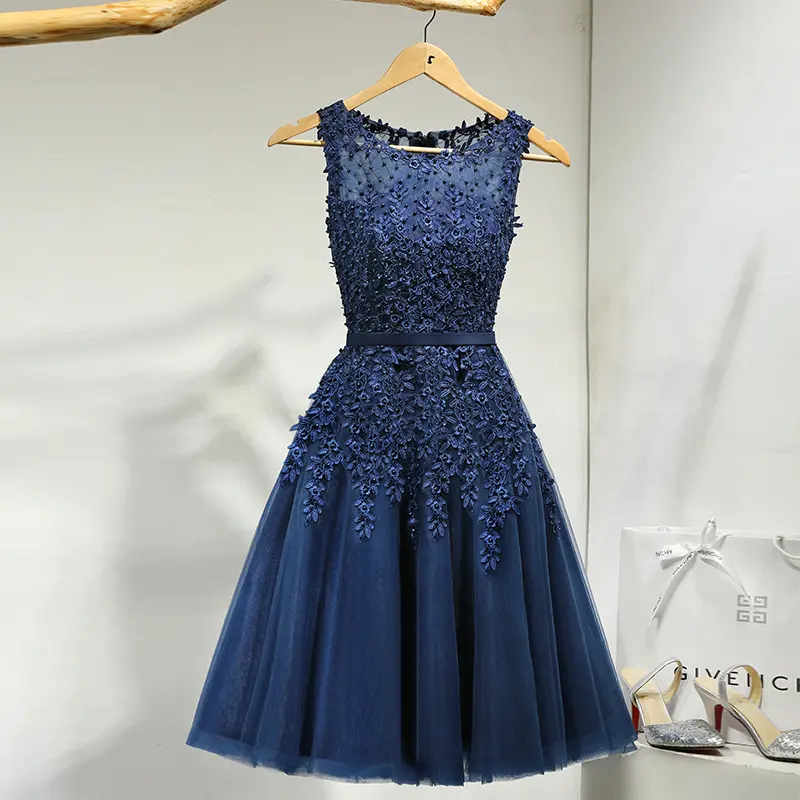 One-Shoulder Cocktail Dress for Engagement & Banquets