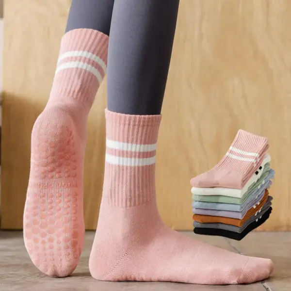 Yoga Socks Anti Slip Professional Women's Sports Fitness Floor Socks