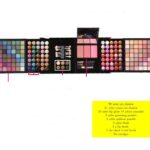 2126347465129.jpg 177-Color Eye Shadow & Bronzing Plate Makeup Set, Black