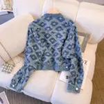 Loose-fitting Cropped Jacket For Petite Women