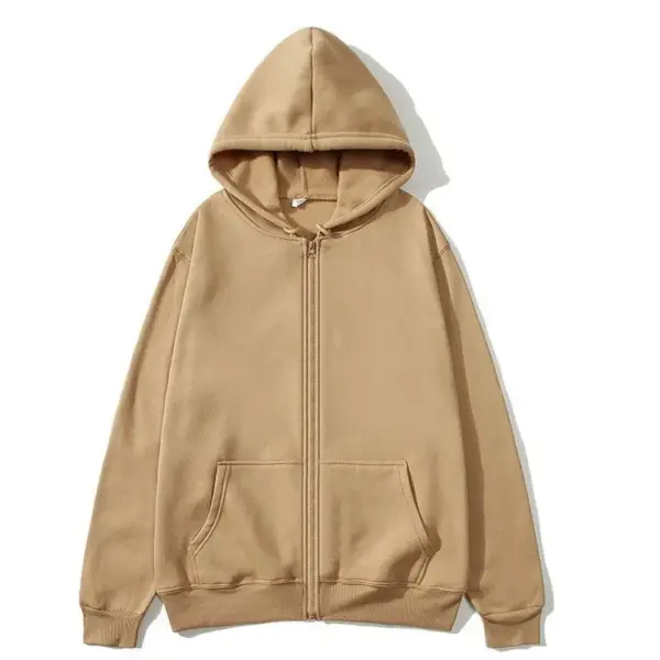 Women's Zip-up Hoodie Sweatshirt Jacket Fleece Loose-fit Women's Zip-up Hoodie Sweatshirt Jacket Fleece Loose-fit