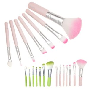 7 PCS Foundation Makeup Brush Set with Corrugated Nylon Wool