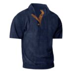 22d84224-29be-4585-ab3b-febe6fab2969-1.jpg Loose-Fit Men’s Stand Collar Short-Sleeve Corduroy Shirt