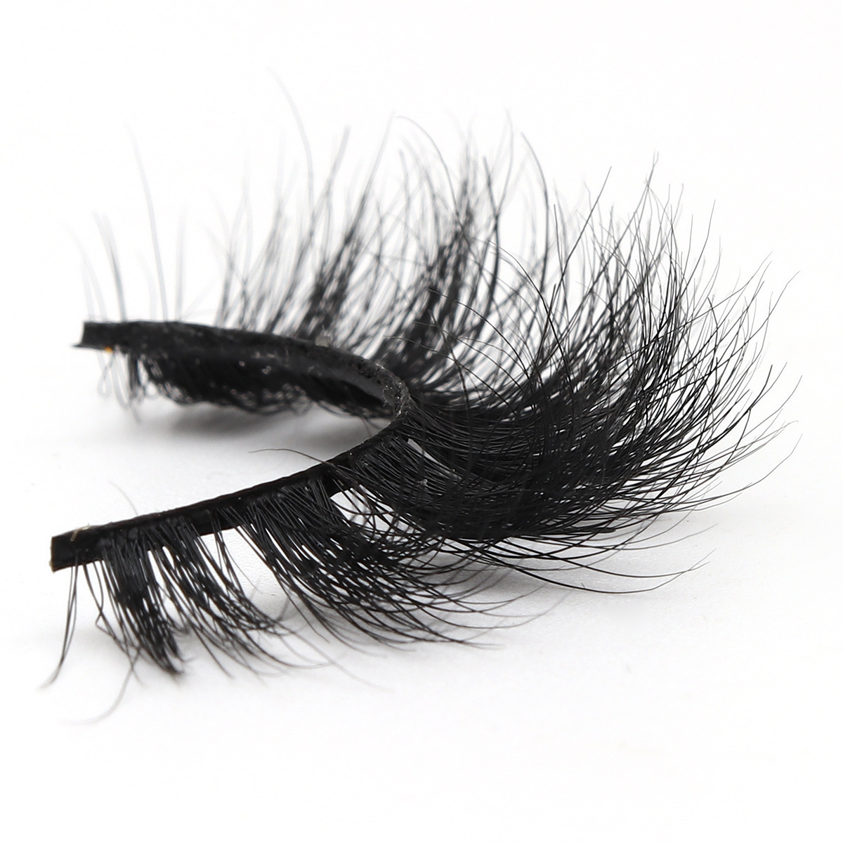 Thick 3 D Mink Hair False Eyelashes with Black Stem Thick 3 D Mink Hair False Eyelashes with Black Stem