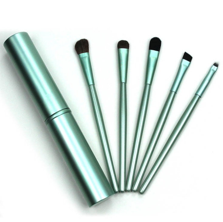 Precise Travel Mini Eye Makeup Brush Set (5 pcs, 15 cm)