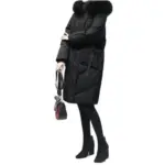 Warm Cotton-Padded Winter Coat for Curvy Women, M-6 XL
