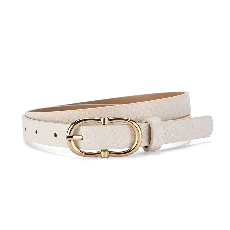 Simple And Versatile Snake Print Leather Belt For Women Simple And Versatile Snake Print Leather Belt For Women