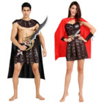 Stage-Ready Ancient Roman Theatre Costume for Women, One Size