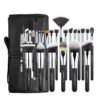 Even-Finish 24-Piece Makeup Brush Set with Smooth Bristles