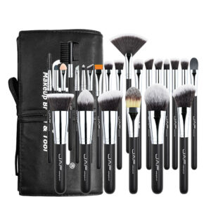Even-Finish 24-Piece Makeup Brush Set with Smooth Bristles