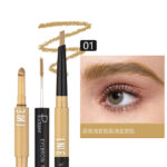 Waterproof Double-Ended Eyebrow Pencil with Triangle Tips