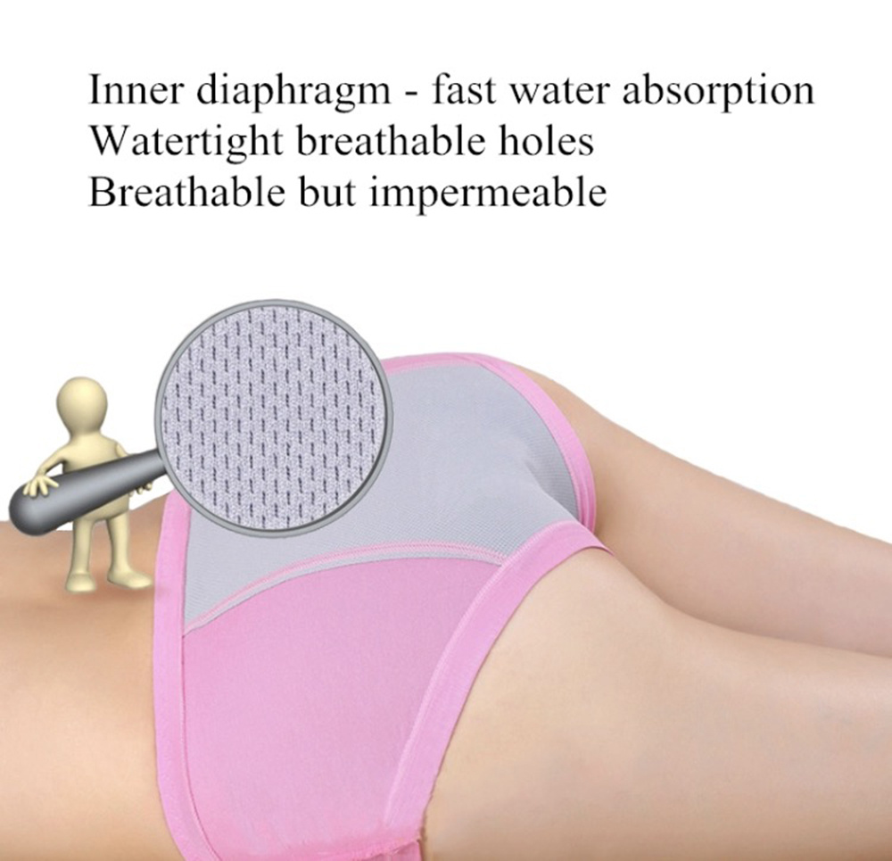 Breathable Cotton Menstrual Panties 3-Pack for Everyday Comfort Breathable Cotton Menstrual Panties 3-Pack for Everyday Comfort