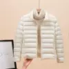 Warmth-Boosting Lightweight Padded Short Down Jacket for Women Warmth-Boosting Lightweight Padded Short Down Jacket for Women
