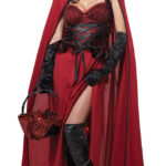 Halloween Costume Game Costume Set with Shawl, Skirt & Gloves