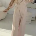 263f4416-3a4b-45a6-b747-a21f8539c5b6.webp Sequined Top Wide Leg Pants Casual Suit Women
