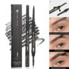Waterproof Smear-Proof 3-in-1 Eyebrow Pencil for Defined Brows