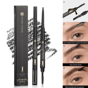 Waterproof Smear-Proof 3-in-1 Eyebrow Pencil for Defined Brows