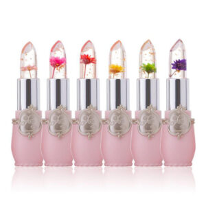 Jelly Flower Crystal Magic Lip Gloss for Long-Lasting Shine