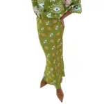 Printed Elastic Waistband Fashionable And Casual