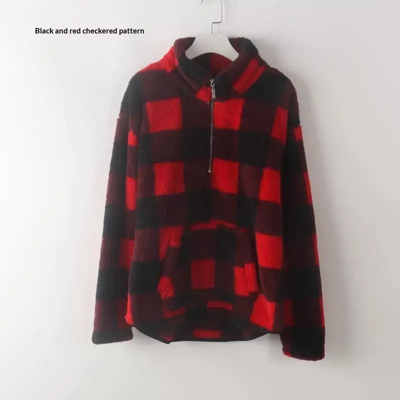 Warm Thickened Coral Fleece Long-Sleeve Loungewear Jacket Warm Thickened Coral Fleece Long-Sleeve Loungewear Jacket