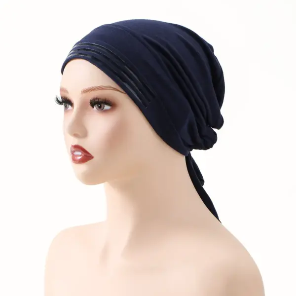 Adjustable Fit Women's Drawstring Hoodie Hat, Mercerized Cotton