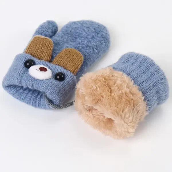 Simple Children's Cartoon Winter Warm Gloves Simple Children's Cartoon Winter Warm Gloves