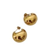 Premium Geometric Metal Water Drop Earrings for Women