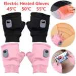 Adjustable USB Heated Warm Gloves with Digital Display