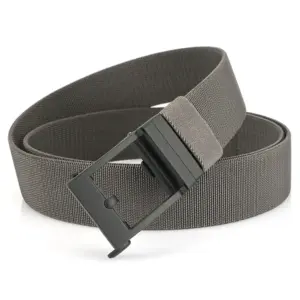 Adjustable Mens Elastic Tactical Belt w/ Automatic Buckle