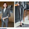 Grey suit pants