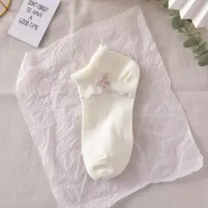 Women's Short Socks, Thin Style For Spring And Summer, No-show Low-cut Invisible Socks, Trendy INS Japanese-style Short Crew Socks, Student Socks