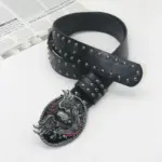 Punk-style Rivet All-match Trendy Leather Belt For Edgy Girls