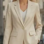 2cc7df91-0c36-4f4c-9d45-4950332fb2f8.webp Button-Front Autumn Cardigan Blazer for Women, Long Sleeve